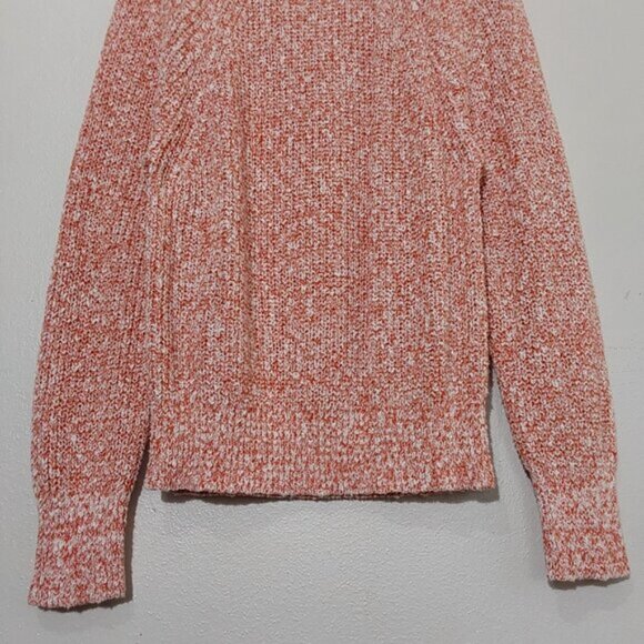 Free People Electric City Orange Knit Pullover Sweater - L - Great Condition - Picture 4 of 7